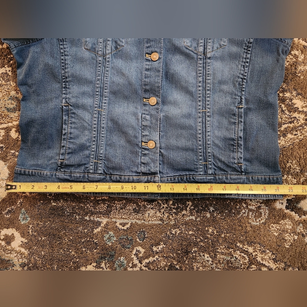 Sonoma Blue Denim Jacket with Button Front -XL - Picture 10 of 11